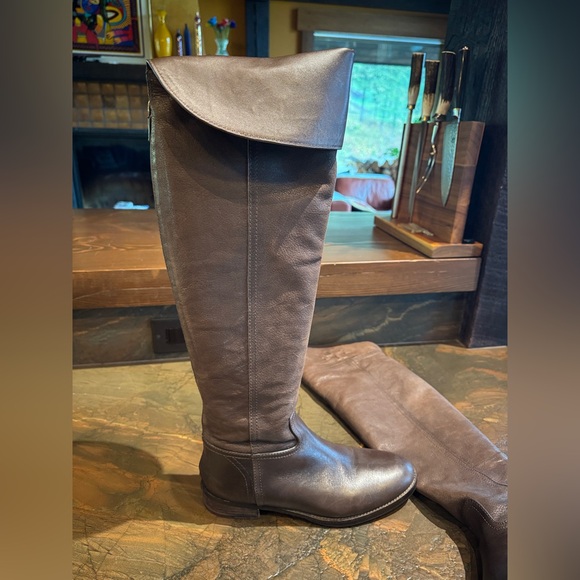 Tory Burch Brown Over the Knee Boots - Picture 4 of 8